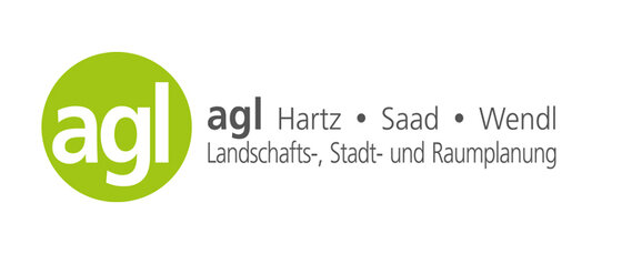 Logo: agl Hartz ⋅ Saad ⋅ Wendl, Landschafts-, Stadt- und Raumplanung
