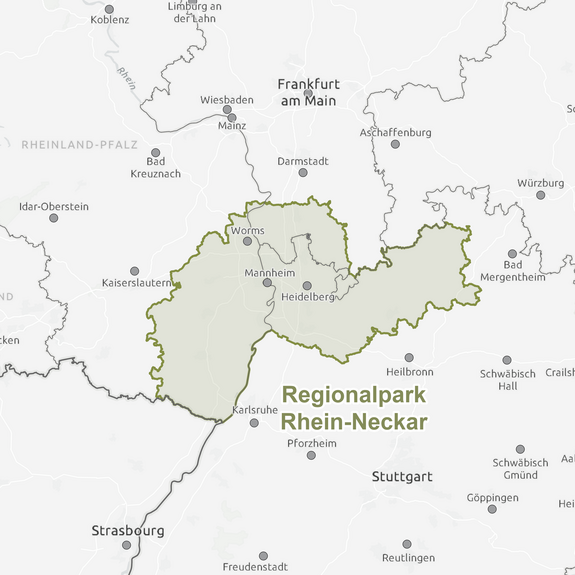 Ausschnittkarte RP Rhein-Neckar | Quelle: agl 