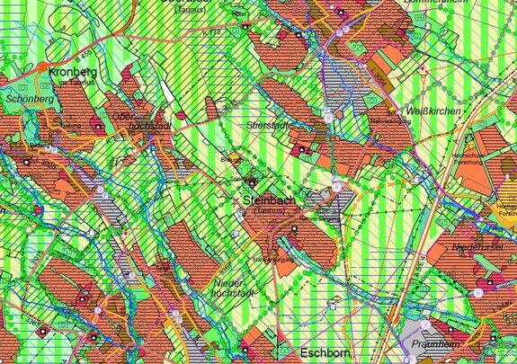  Ausschnitt RegFNP_Frankfurt_2010 | Quelle: Regionalverband Frankfurt_RheinMain