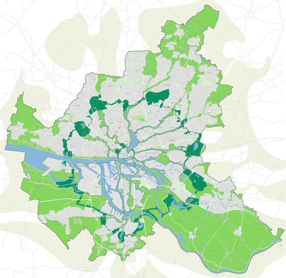 Abbildung Grünes Netz Hamburg Abbildung Grünes Netz Hamburg