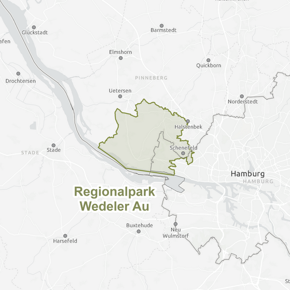 Ausschnittskarte RP Wedeler Au | Quelle: agl