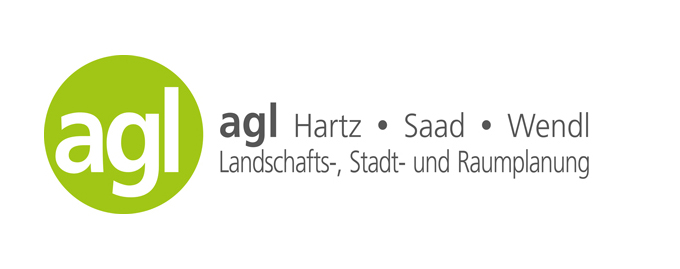 Logo: agl Hartz ⋅ Saad ⋅ Wendl, Landschafts-, Stadt- und Raumplanung